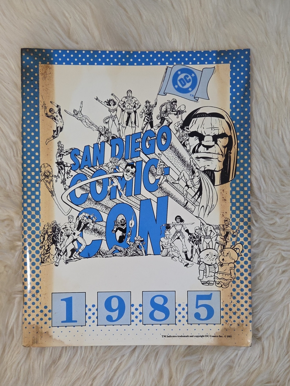 Vintage 1985 San Diego Comic-Con Official Souvenir Program DC Comics Comic Book